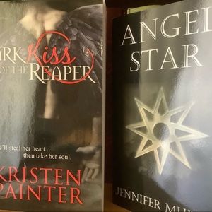 2 Paperbacks; Dark Kiss of the Reaper- Kristen Painter; Angel Star - J. Murgia